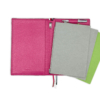 X47 KOMPLETT PAKET A5 SLIMLINE A5 Classic, naturgenarbt, fuchsia