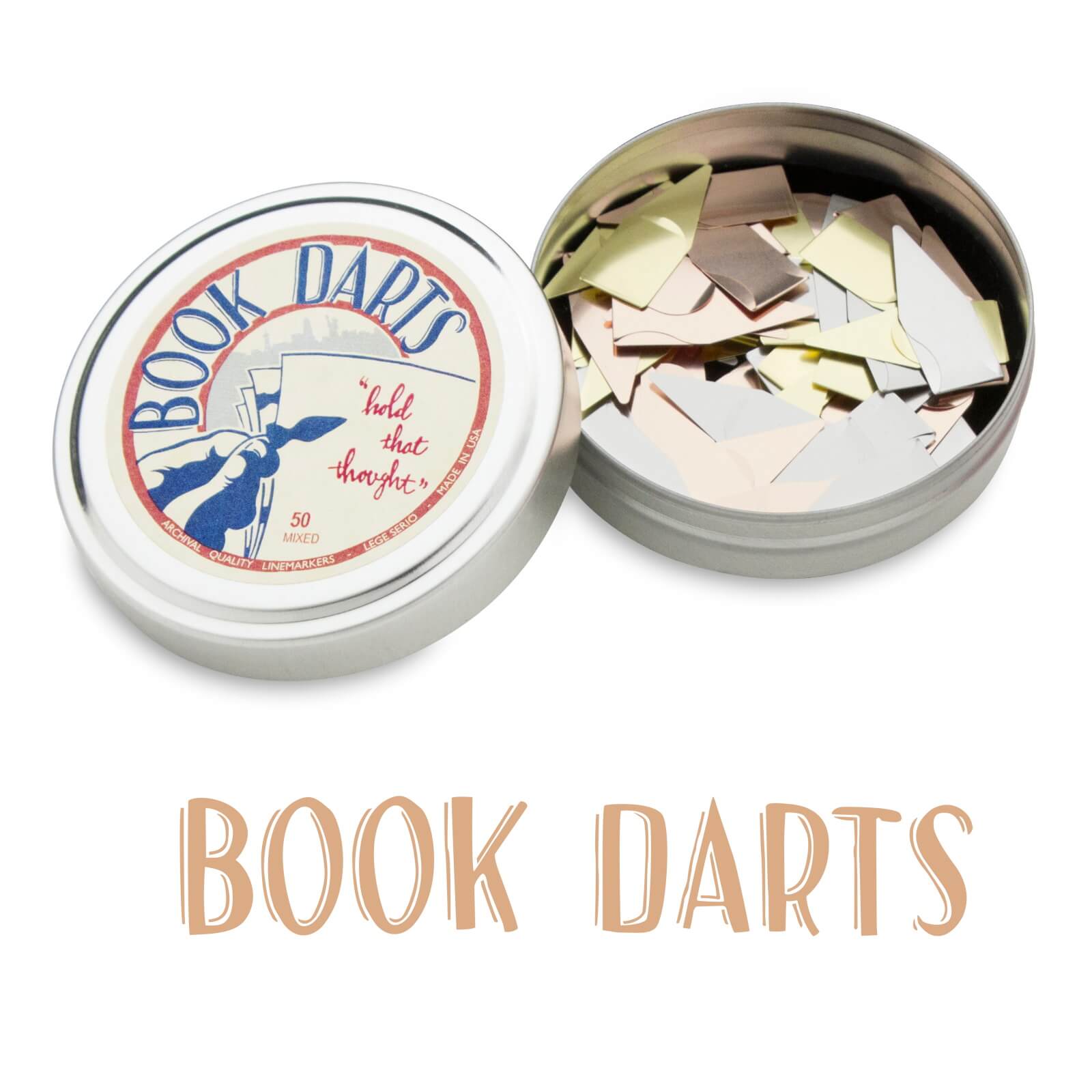 Book Darts • Feinste Lesezeichen aus biegsamen Edelstahl