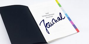 X47 Unternehmer-Journal Das X47 Unternehmer-Journal. Bauen Sie eine stabile und schnelle Routine auf und gestalten Sie Ihr Leben positiv