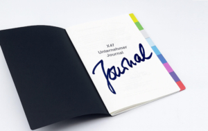 Das X47 Unternehmer-Journal. Bauen Sie eine stabile und schnelle Routine auf und gestalten Sie Ihr Leben positiv.