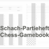 Einlage A5 Schach-Partieheft